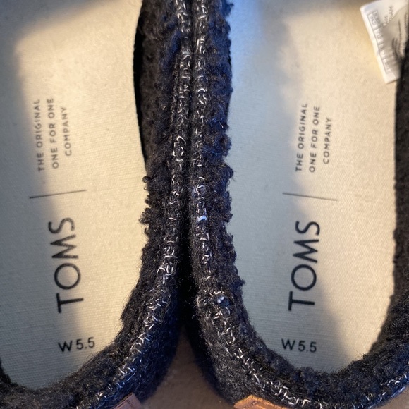 Toms Womens Alpargata Night Owl Soft Fabric Shoes - Picture 6 of 7